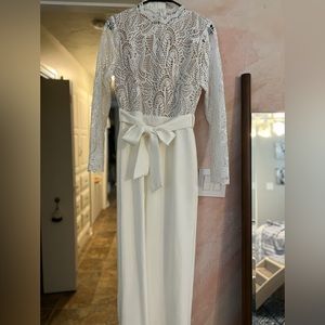 White Lace Jumpsuit
